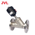 JVL plastic head air control pneumatic stainless steel angle seat valve